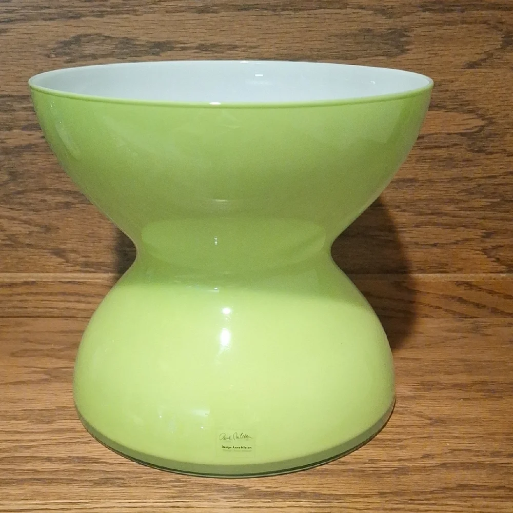 Vintage Vase IKEA By Anne Nilsson Lime Green